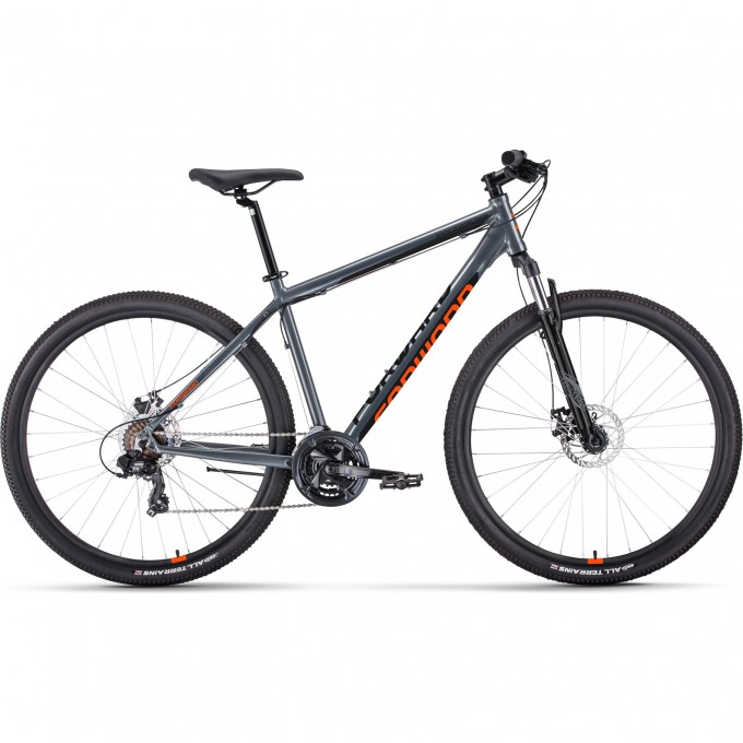 Велосипед FORWARD APACHE 29 2.0 D CLASSIC (2022) серый матовый/оранжевый с рамой 17" 94941 SERYII MATOVYII 17 Велосипед FORWARD APACHE 29 2.0 D CLASSIC (2022) серый матовый/оранжевый с рамой 17" 94941 SERYII MATOVYII 17