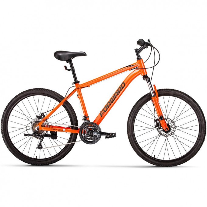 Велосипед FORWARD HARDI 26 2.0 D (2022) оранжевый/черный с рамой 16" RBK22FW26307 Велосипед FORWARD HARDI 26 2.0 D (2022) оранжевый/черный с рамой 16" RBK22FW26307