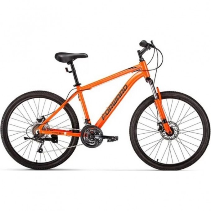 Велосипед FORWARD HARDI 26 2.0 D FR 26" 21 18" 2023 оранжевый/черный RB3F6M16BXOGXBK-FR Велосипед FORWARD HARDI 26 2.0 D FR 26" 21 18" 2023 оранжевый/черный RB3F6M16BXOGXBK-FR
