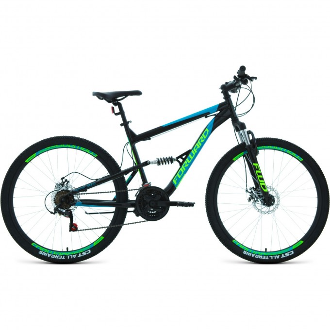 Велосипед FORWARD RAPTOR 27,5 2.0 D (2022) черный/бирюзовый с рамой 16" 94981 CHERNYII/BIRYUZOVYII 16 Велосипед FORWARD RAPTOR 27,5 2.0 D (2022) черный/бирюзовый с рамой 16" 94981 CHERNYII/BIRYUZOVYII 16