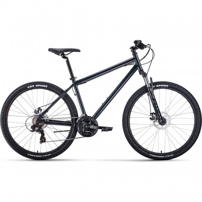 Велосипед FORWARD SPORTING 27,5 2.0 disc (2021) темно-серый/черный с рамой 17" 74418 TEMNO-SERYII/CHERNYII 17 Велосипед FORWARD SPORTING 27,5 2.0 disc (2021) темно-серый/черный с рамой 17" 74418 TEMNO-SERYII/CHERNYII 17