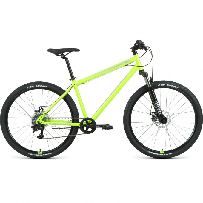 Велосипед FORWARD SPORTING 27,5 2.2 disc (2021) ярко-зеленый/серый с рамой 17" 74462 ZELENYII/SERYII 17 Велосипед FORWARD SPORTING 27,5 2.2 disc (2021) ярко-зеленый/серый с рамой 17" 74462 ZELENYII/SERYII 17