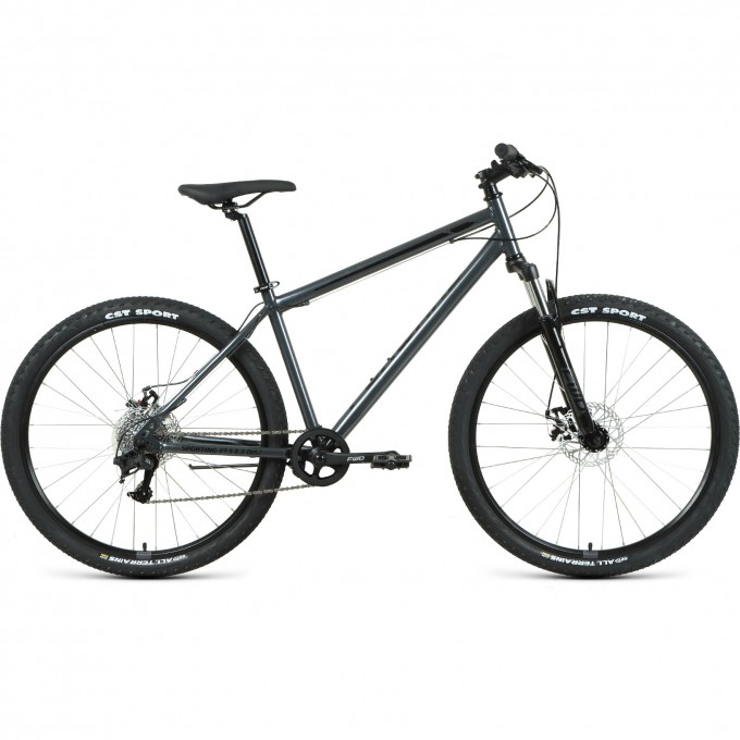 Велосипед FORWARD SPORTING 27,5 2.2 disc, рама 19", 2020-2021, темно-серый/черный RBKW1M17G018 Велосипед FORWARD SPORTING 27,5 2.2 disc, рама 19", 2020-2021, темно-серый/черный RBKW1M17G018