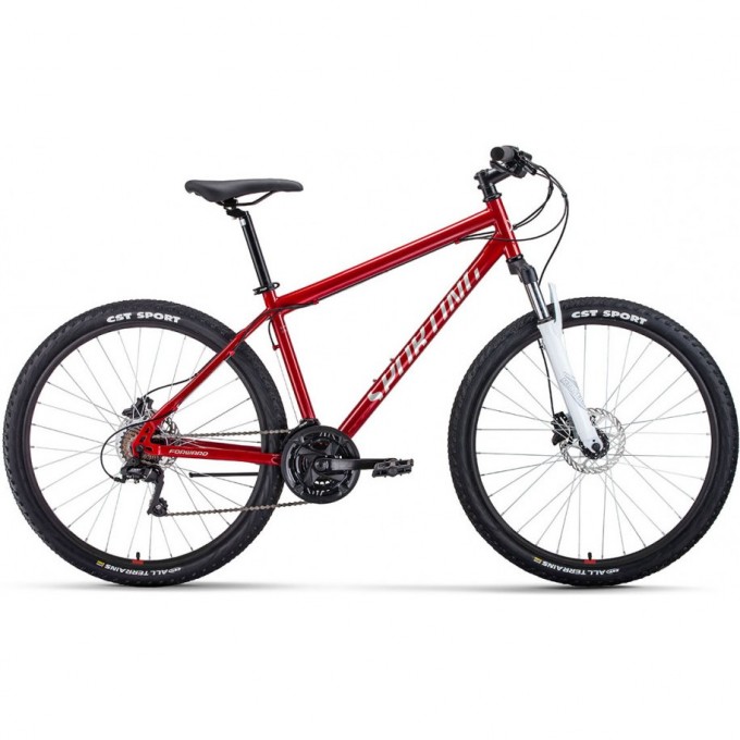 Велосипед FORWARD SPORTING 27,5 3.2 HD 27,5" 24 скорости 19" 2022 темно-красный/серебристый RBK22FW27881 Велосипед FORWARD SPORTING 27,5 3.2 HD 27,5" 24 скорости 19" 2022 темно-красный/серебристый RBK22FW27881