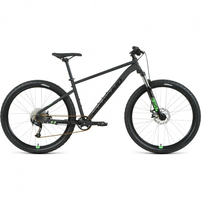 Велосипед FORWARD SPORTING 27,5 XX D (2022) черный матовый/ярко-зеленый с рамой 17" 94971 MATOVYII/ZELENYII 17 Велосипед FORWARD SPORTING 27,5 XX D (2022) черный матовый/ярко-зеленый с рамой 17" 94971 MATOVYII/ZELENYII 17