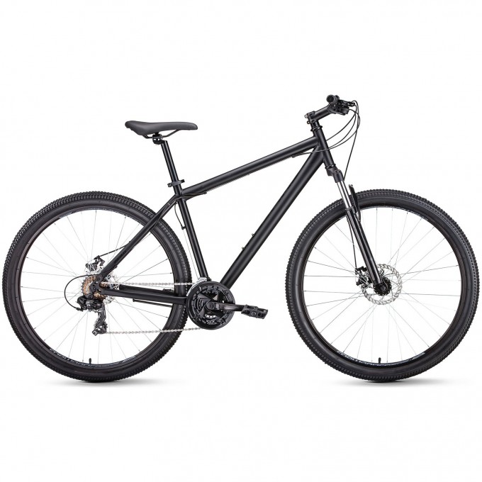 Велосипед FORWARD SPORTING 29 2.1 disc (2021) с рамой 17", черный матовый/черный RBKW1MN9Q002 Велосипед FORWARD SPORTING 29 2.1 disc (2021) с рамой 17", черный матовый/черный RBKW1MN9Q002
