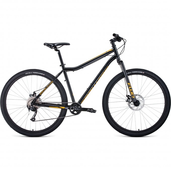 Велосипед FORWARD SPORTING 29 X disc (2020) черный/золотой с рамой 17" 74400 CHERNYII/ZOLOTOI 17 Велосипед FORWARD SPORTING 29 X disc (2020) черный/золотой с рамой 17" 74400 CHERNYII/ZOLOTOI 17