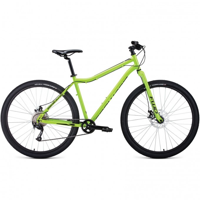 Велосипед FORWARD SPORTING 29 X disc (2020) ярко-зеленый/черный с рамой 17" 74400 ZELENYII/CHERNYII 17 Велосипед FORWARD SPORTING 29 X disc (2020) ярко-зеленый/черный с рамой 17" 74400 ZELENYII/CHERNYII 17