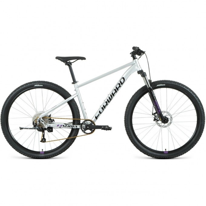 Велосипед FORWARD SPORTING 29 XX FR, рама 17", 2022, серебристый/фиолетовый RBKW1M198018-FR Велосипед FORWARD SPORTING 29 XX FR, рама 17", 2022, серебристый/фиолетовый RBKW1M198018-FR