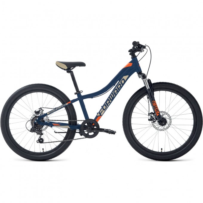 Велосипед FORWARD TWISTER 24 2.0 D (2022) темно-синий/оранжевый, с рамой 12" RBK22FW24850 Велосипед FORWARD TWISTER 24 2.0 D (2022) темно-синий/оранжевый, с рамой 12" RBK22FW24850